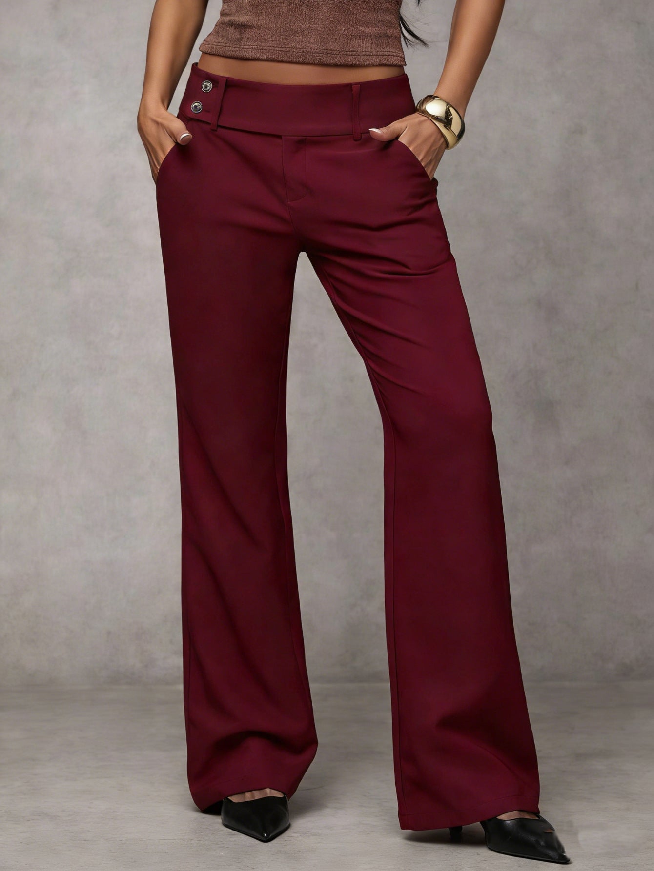Novaro London® Amelia Relaxed Fit Trousers