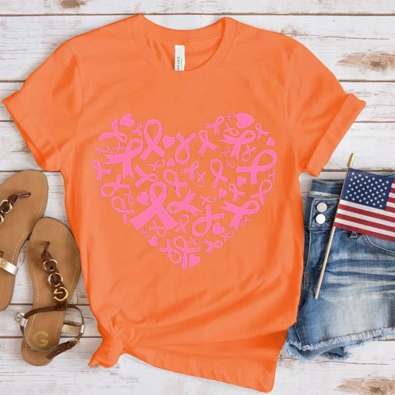 Heart of Hope T-Shirt® | Together Against Breast Cancer