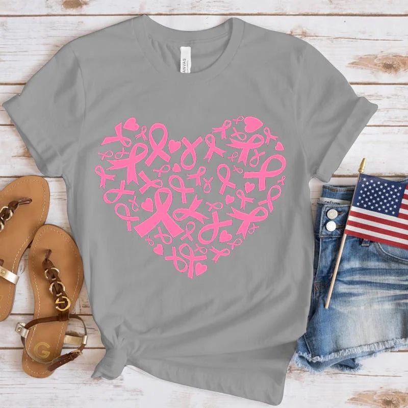 Heart of Hope T-Shirt® | Together Against Breast Cancer