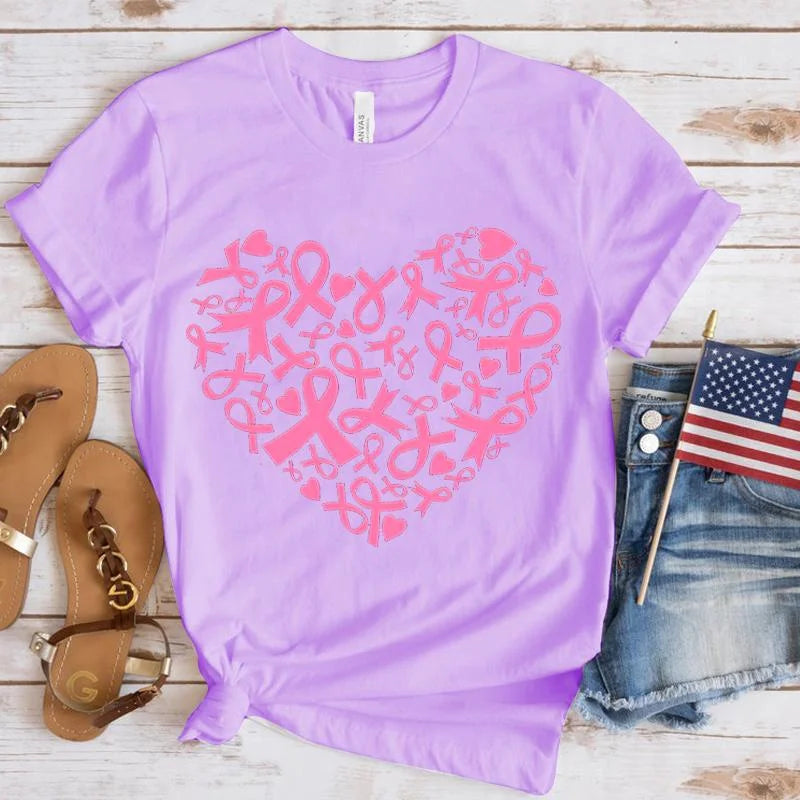 Heart of Hope T-Shirt® | Together Against Breast Cancer