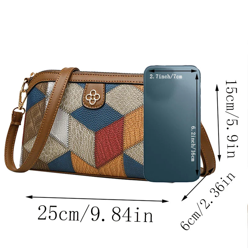 Solara® - Mosaic Ethnic Crossbody Bag
