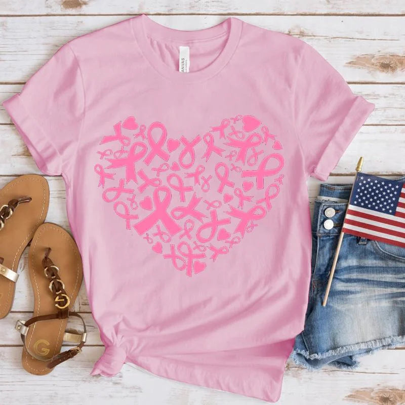 Heart of Hope T-Shirt® | Together Against Breast Cancer