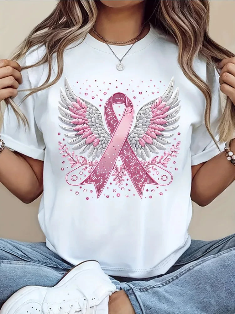 Angel of Hope T-Shirt® | Together Against Breast Cancer