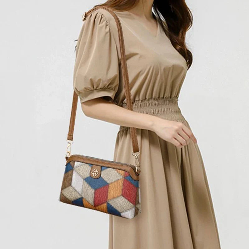 Solara® - Mosaic Ethnic Crossbody Bag