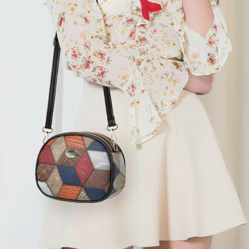 Solara® - Classic Mosaic Leather Bag