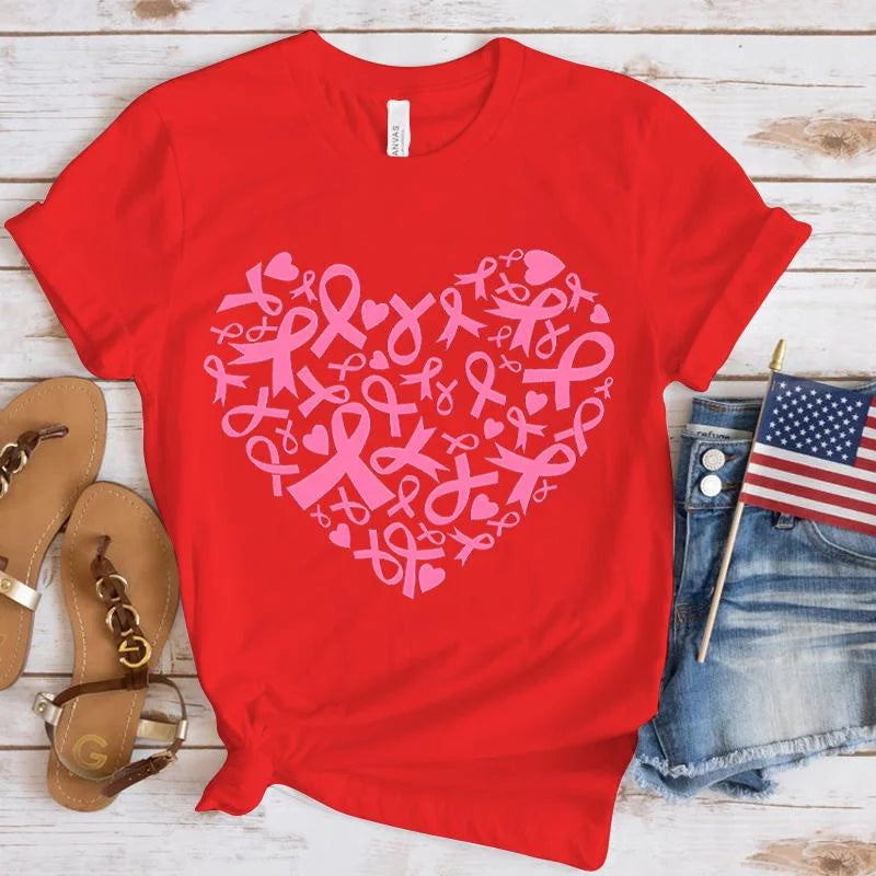 Heart of Hope T-Shirt® | Together Against Breast Cancer