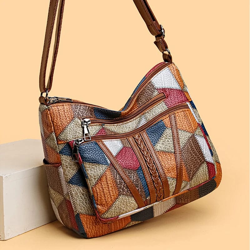 Solara® - Mosaic Leather Handbag