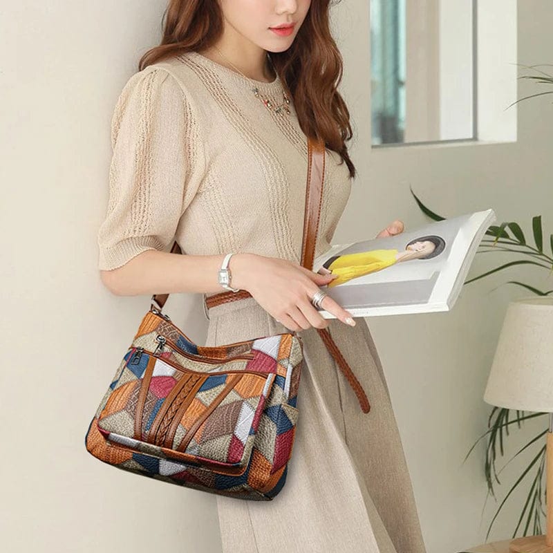 Solara® - Mosaic Leather Handbag