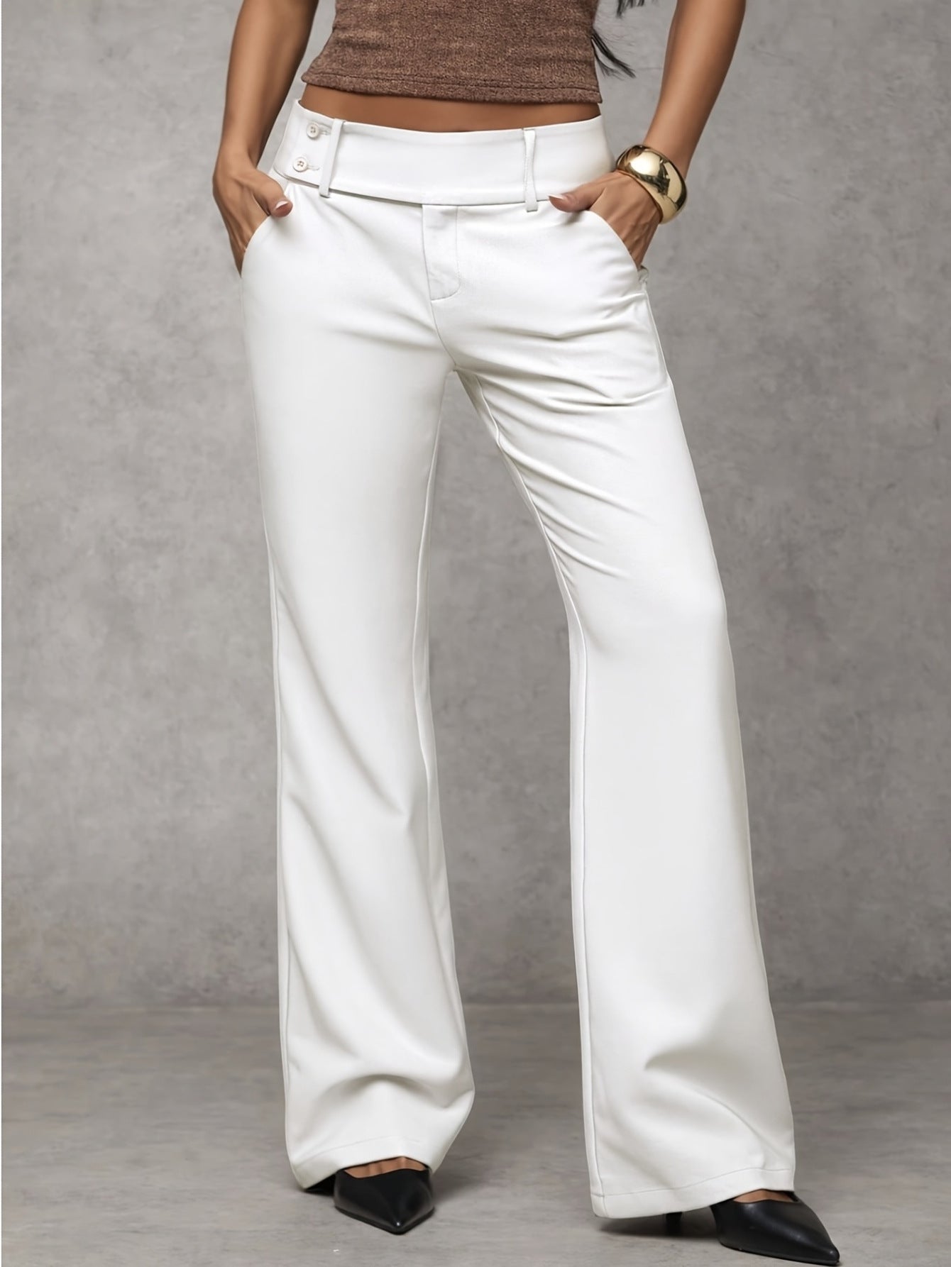 Novaro London® Amelia Relaxed Fit Trousers