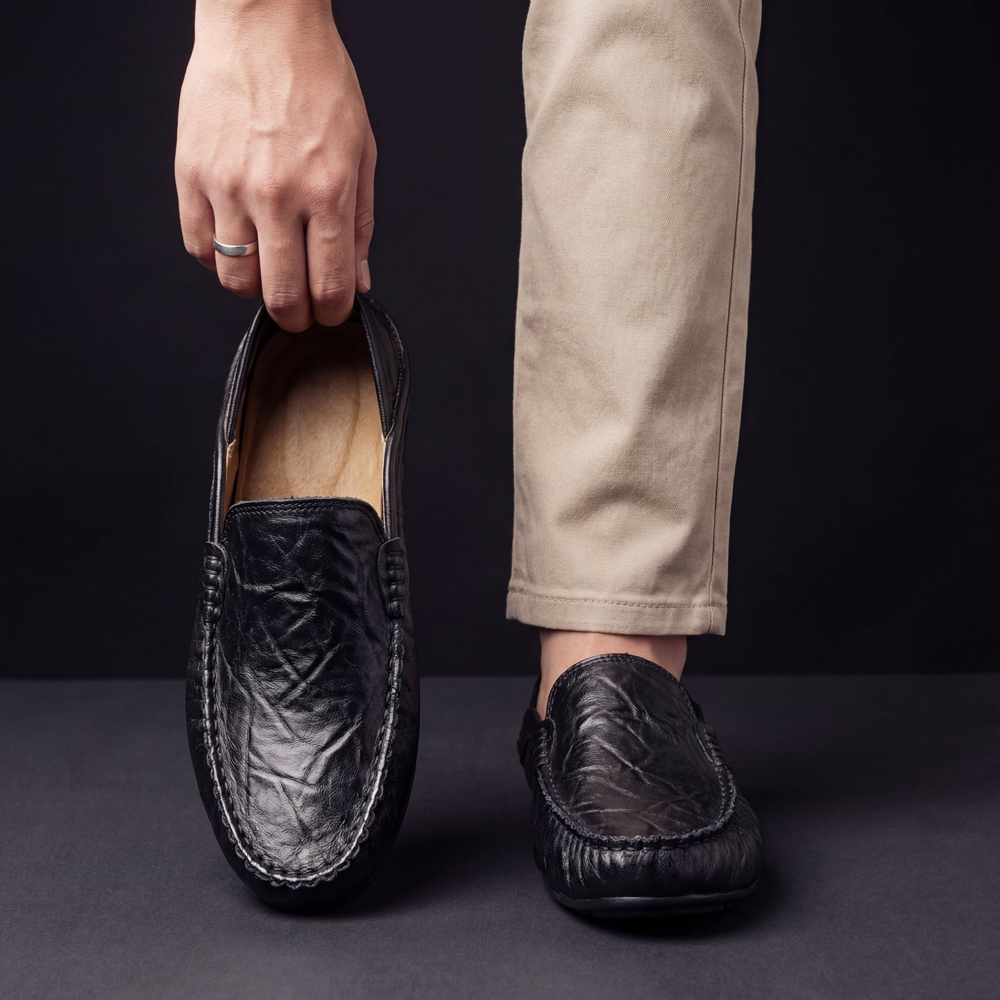 James | Men's Leather Loafers