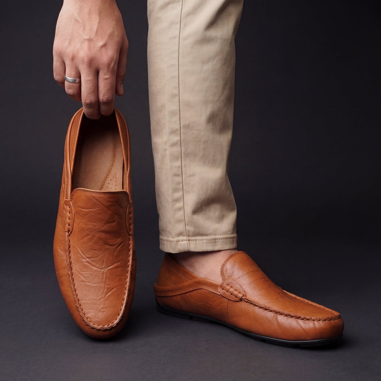 James | Men's Leather Loafers